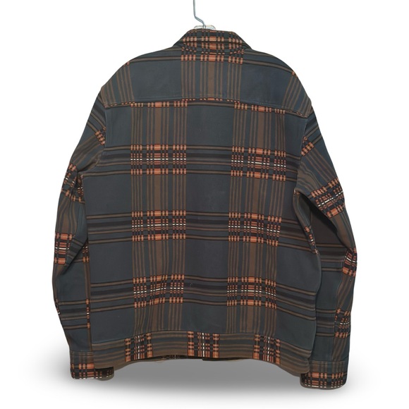 Filson Men's Plaid Jacket - Green and Orange - Picture 4 of 4